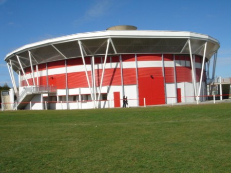 Voici les arènes d'Arzacq 